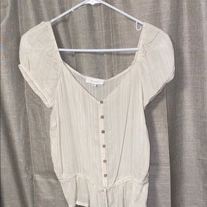 Off the shoulder loose shirt Size M